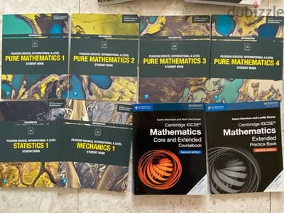 math igcse a level study books كتب رياضيات دراسية