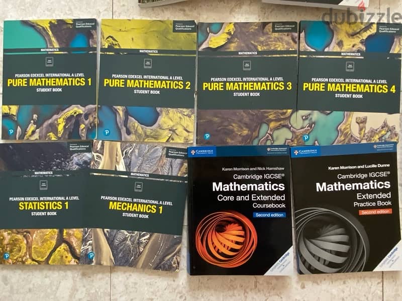 math igcse a level study books كتب رياضيات دراسية 0