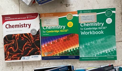 chemistry igcse a level study books كتب كيمياء دراسية