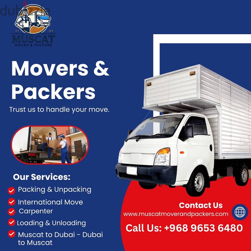 Muscat To Dubai Sharjah UAE House Movers And Cargo Company 0