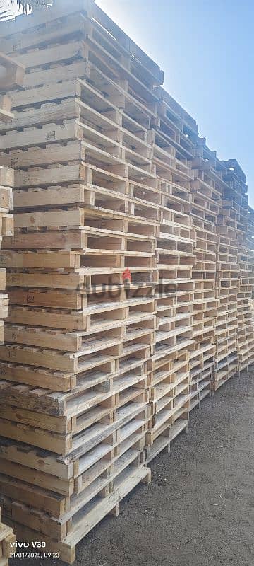 we have all types plastic and wooden pallets