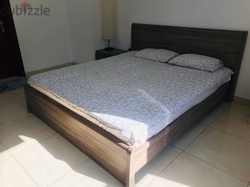 very good condition double cot and mattress for sale 3