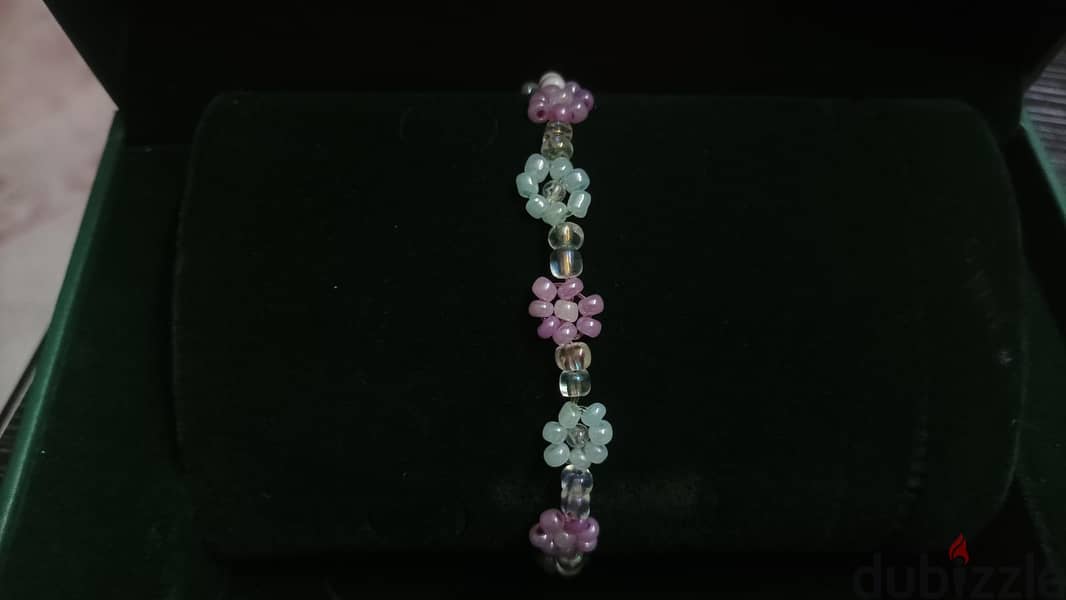 Handcrafted Floral Beaded Bracelet – Affordable and Unique 0