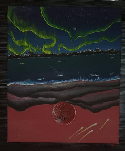 Unique Cosmic Painting – Handcrafted Art for Your Space