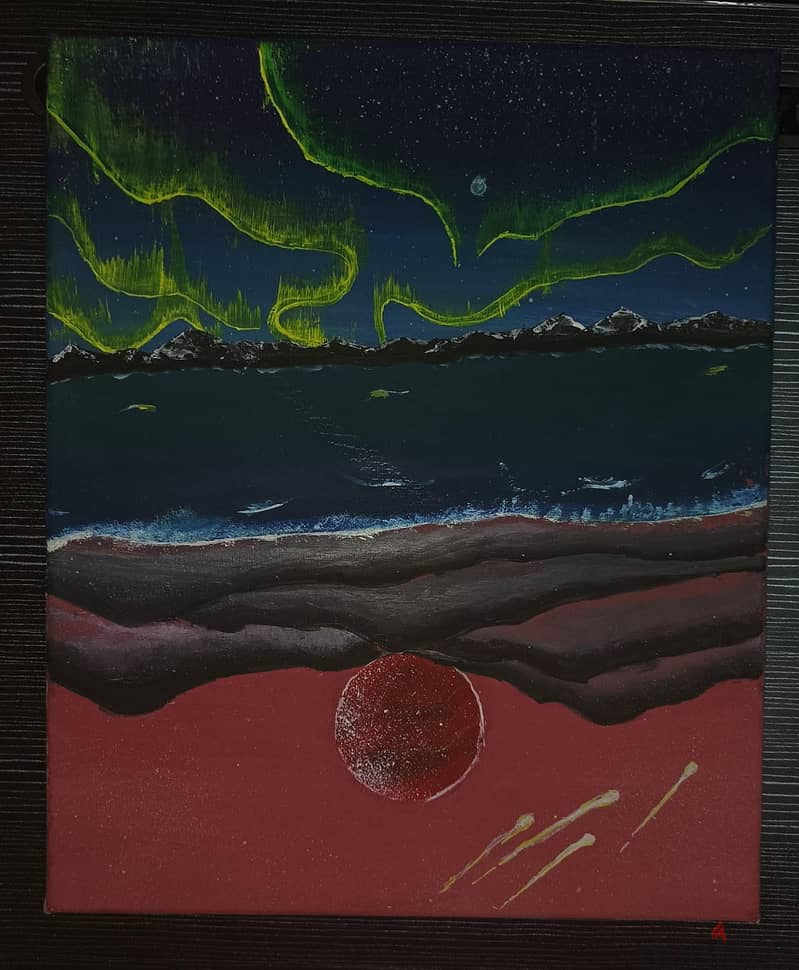 Unique Cosmic Painting – Handcrafted Art for Your Space 0