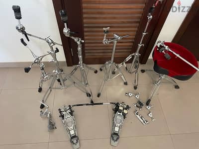 Drum Double Pedal+Stands+Hardware - OMR 200