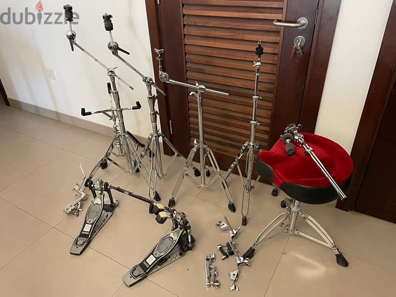 Drum Double Pedal+Stands+Hardware - OMR 200 2