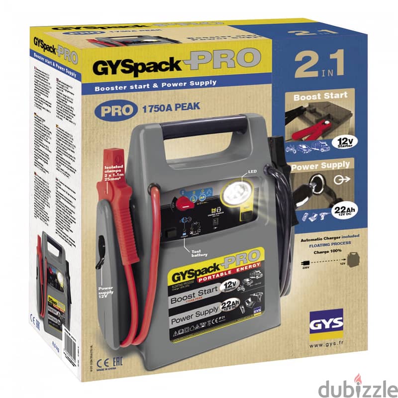 Jump Starter - GYSpack PRO 1750 A Peak 0