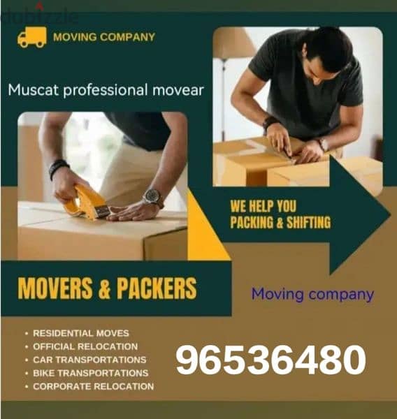 HOUSE MOVING & PACKING TRANSPORT SERVICE OMAN 0