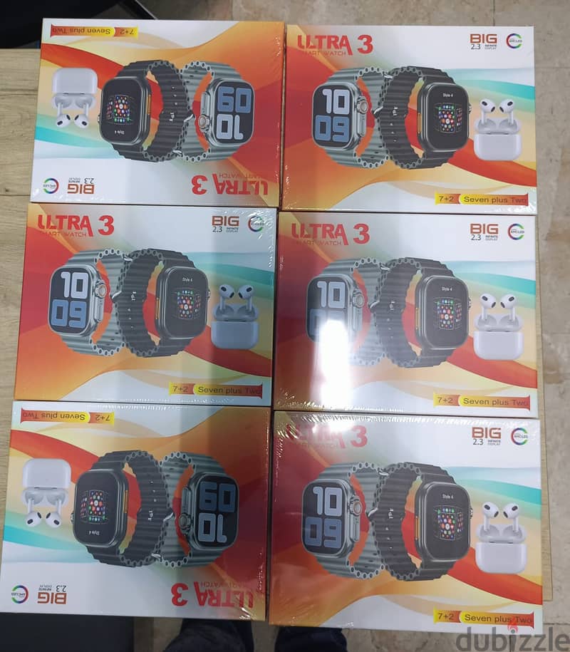 OFFER!! Ultra 3 Smart Watch With Airbuds Gift, Limited Time Offer 7