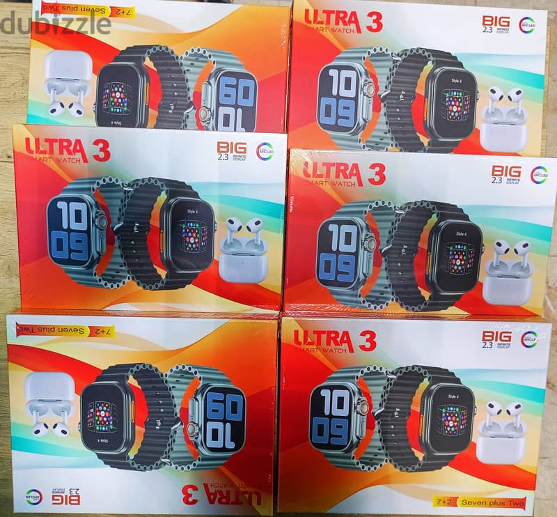 OFFER!! Ultra 3 Smart Watch With Airbuds Gift, Limited Time Offer 8