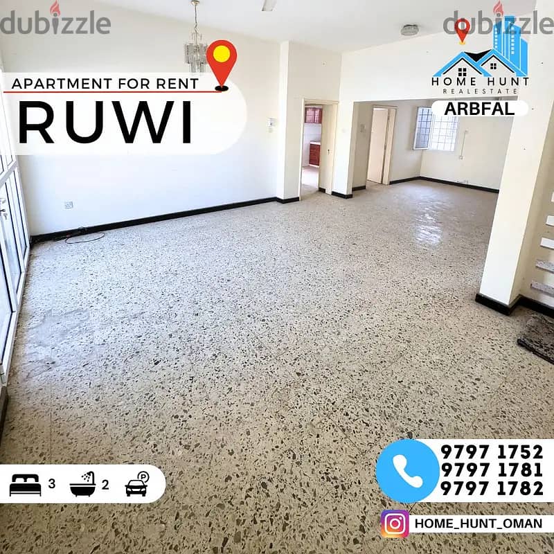 RUWI | 3 BHK APARTMENT FOR RENT 0