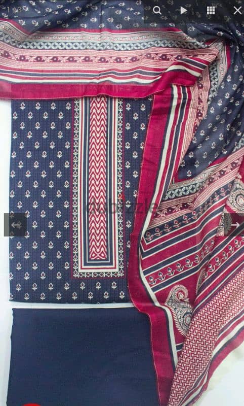 Three piece lawn suits new design Pakistani brand 8