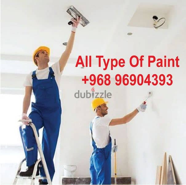 we do all type of paint work interior desiging and gypsum board 0