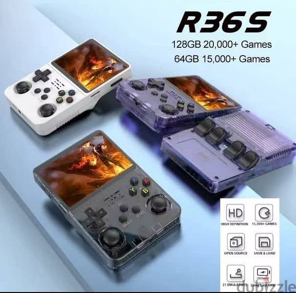 NEW R36S Retro Handheld Game Console 1