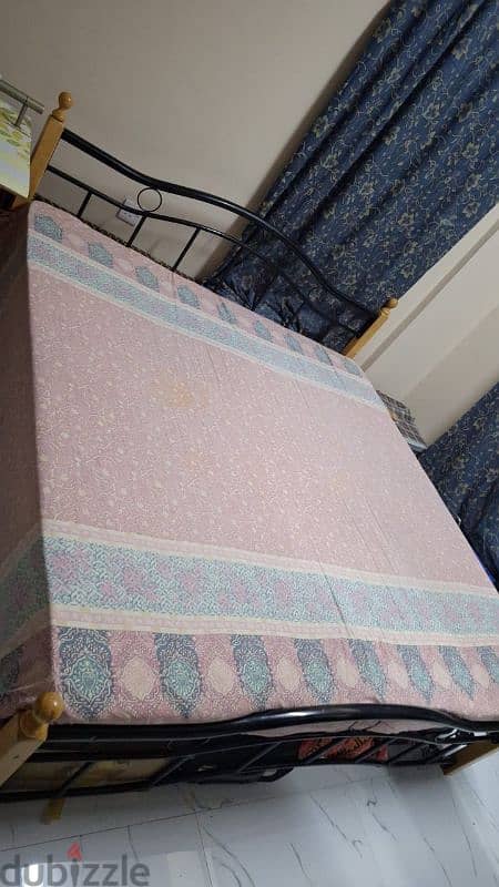 bed with mattress for sale all in good condition 1