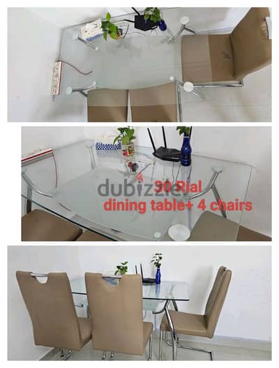 dining table + 4 chairs