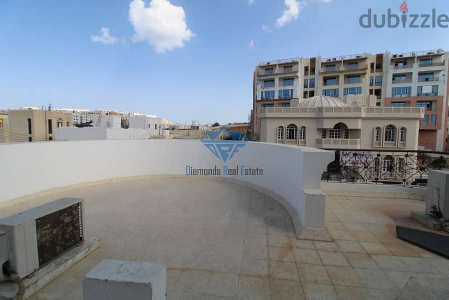 Spacious 3BHK Apartment on 2nd floor for Rent in Qurum 7