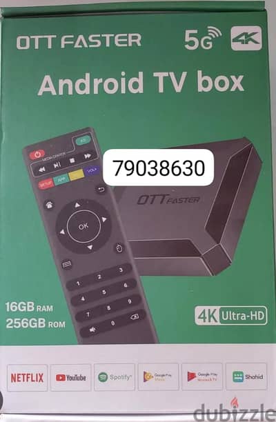 Latest Tv Box with One year subscription