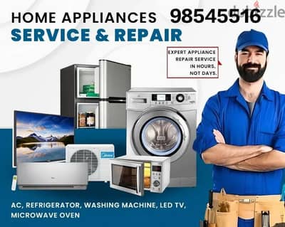 all types auto washing machine refrigerator Ac repair and service