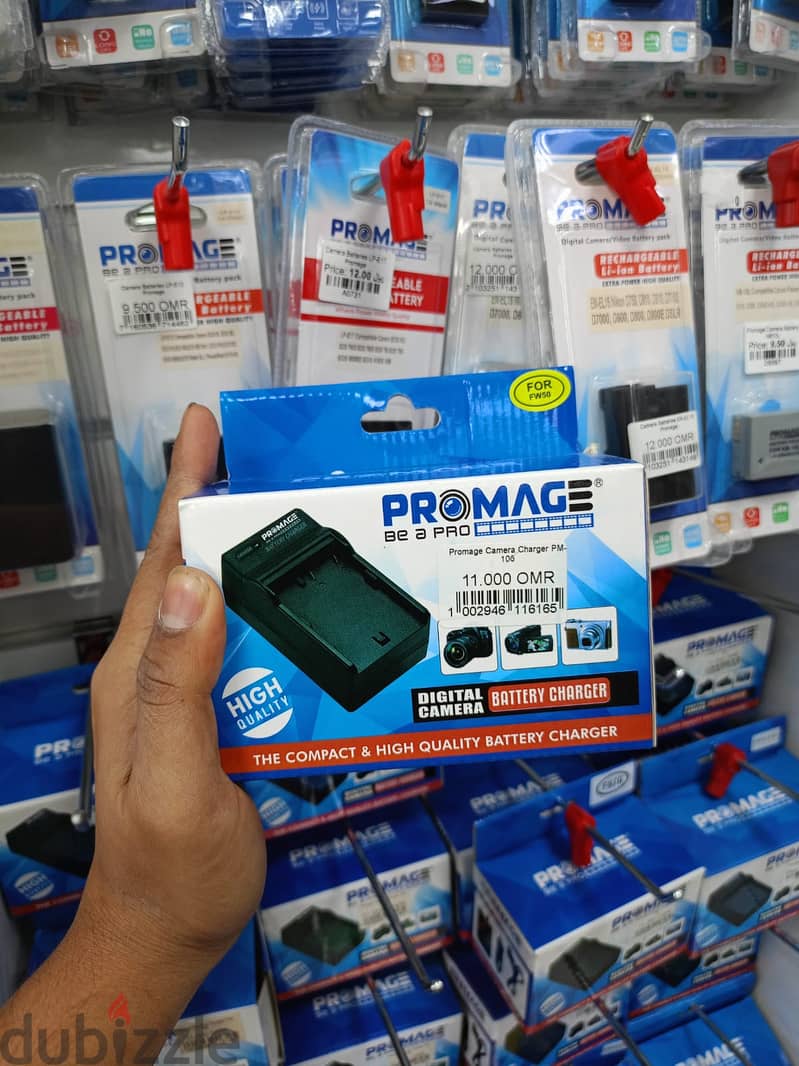 Promage Camera Charger For FW50 0