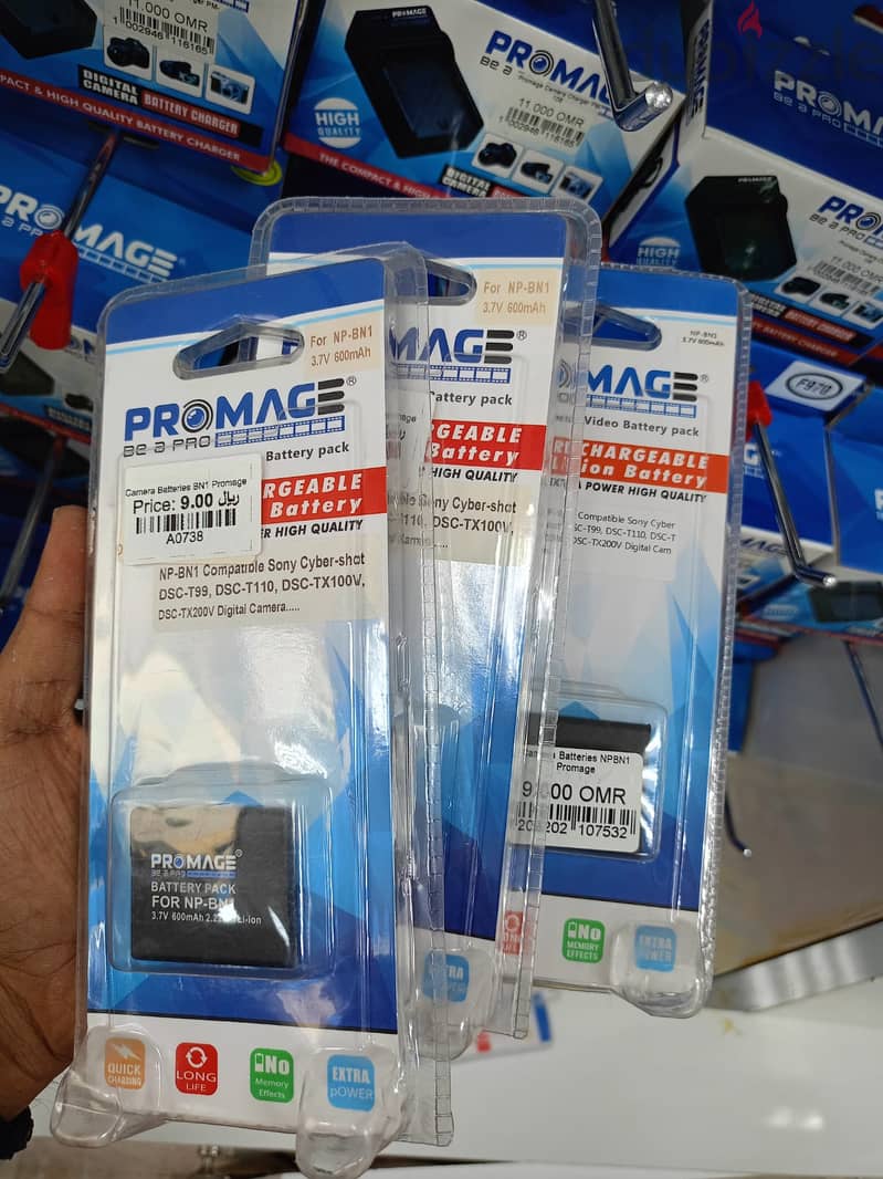 Promage Camera Battery for NPBN1 1