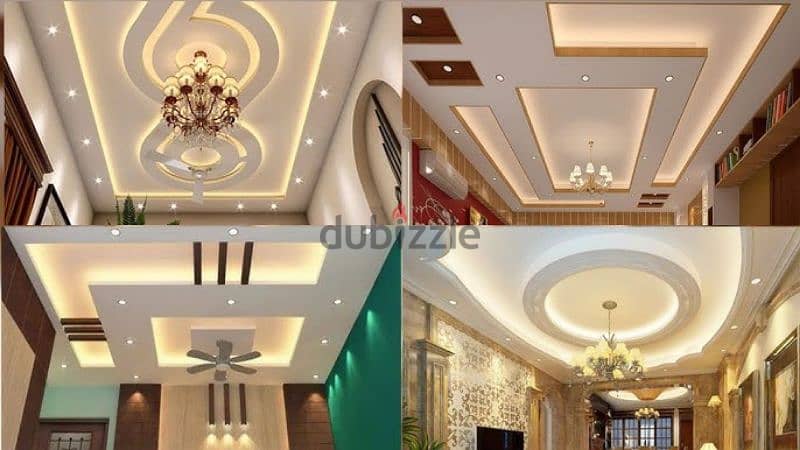 gypsum board work all types new design available 0