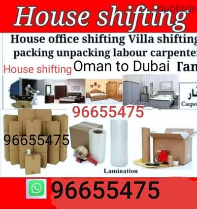 House shiffting service all Muscat and Muscat oman to Dubai service