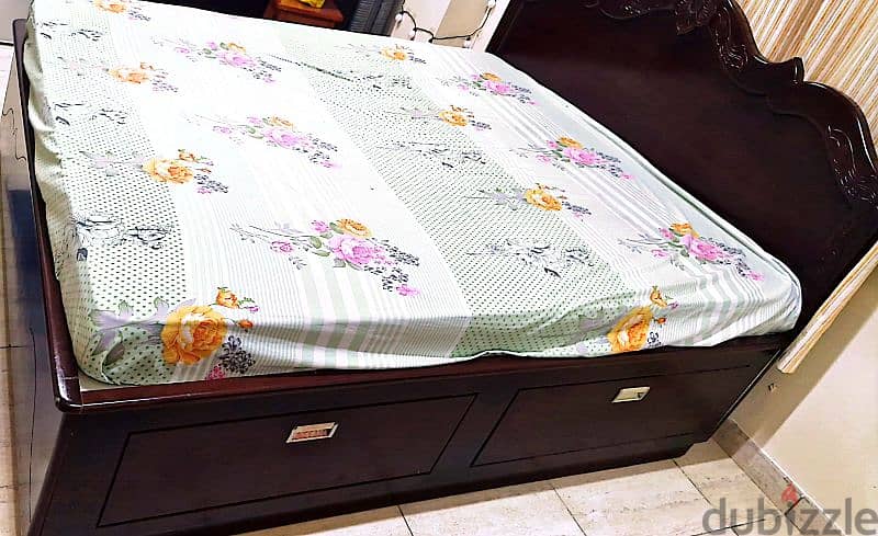 BROWN KING SIZE BED - 240×260 2