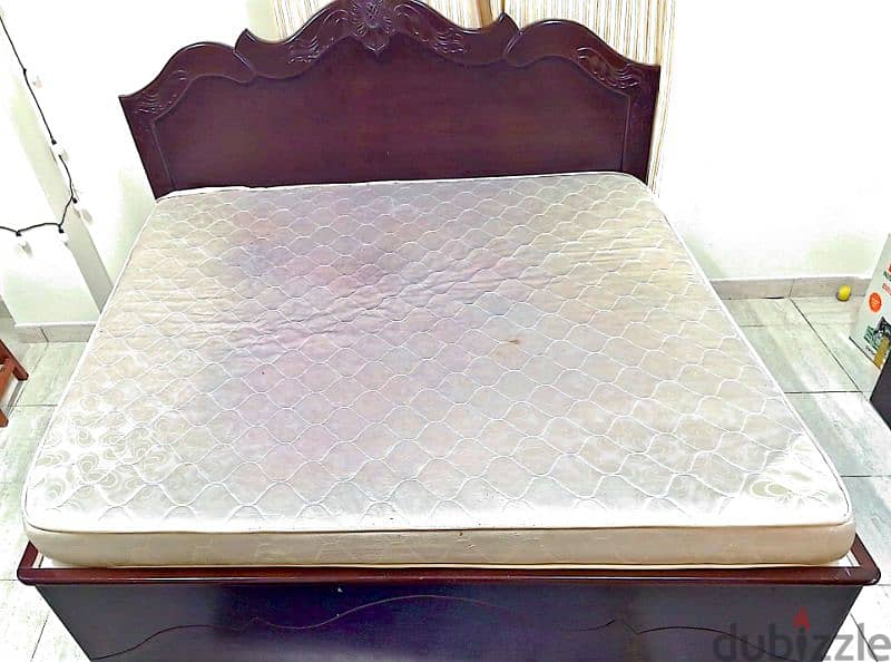 BROWN KING SIZE BED - 240×260 4