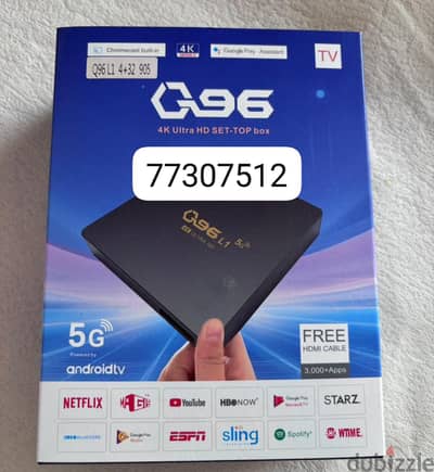 New 5G Tv Box with subscription