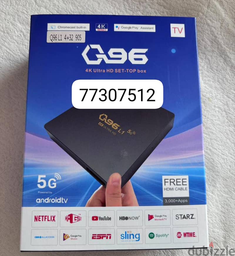 New 5G Tv Box with subscription 0