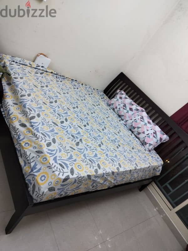 King size Bed with Raha Mtress. , 2