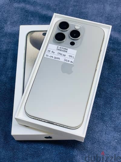 iPhone 15 Pro 256 amazing Condition With Warranty