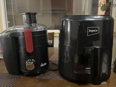 Air fryer and juicer