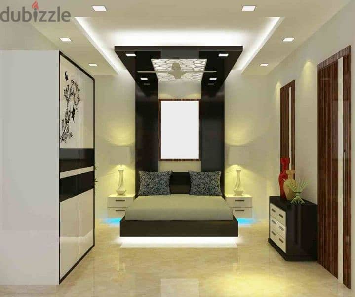 house decorating gypsum ceiling gypsum partition all kind of paint 3