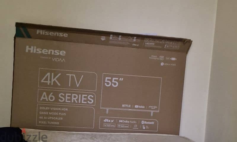 Hisense 4k tv A6 series 55inch 0