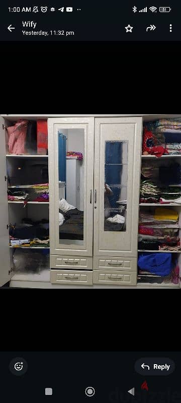 4 Doors Wardrobe