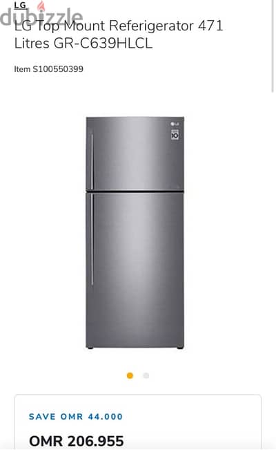 LG fridge 471 Litres for sale