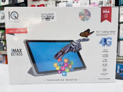 IQTOUCH iMAX EC1053 10.1" 64 GB Dual Camera  Tablet ( 1 year warranty