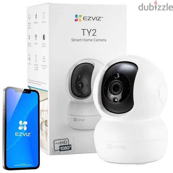 EZVIZ TY2 - Smart Wi-Fi Pan & Tilt Camera  t 1