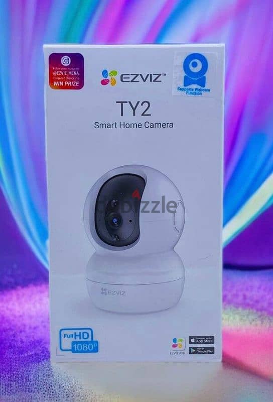 EZVIZ TY2 - Smart Wi-Fi Pan & Tilt Camera  t 8