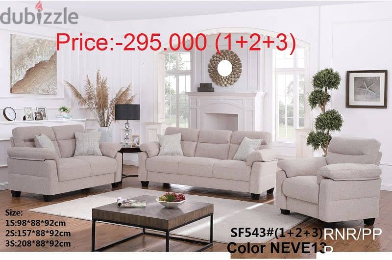 sofa set 1+2+3 6