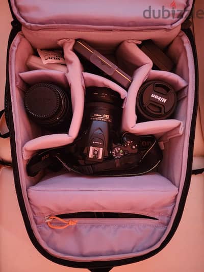 nikon d5500 with prime lenses and accessories