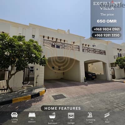 MADINAT AL ILLAM | ELEGANT 4+1 BR VILLA FOR RENT