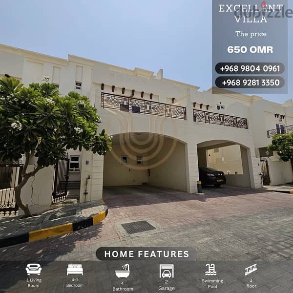 MADINAT AL ILLAM | ELEGANT 4+1 BR VILLA FOR RENT 0