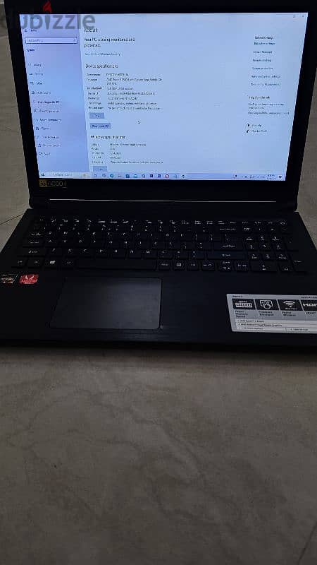 acer aspire 3 AMD Ryzen 5 2500U 1