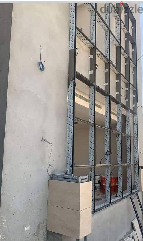 ACP Clading and curtain wall glass work 2