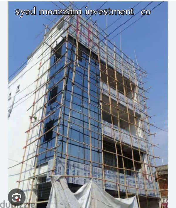 ACP Clading and curtain wall glass work 6