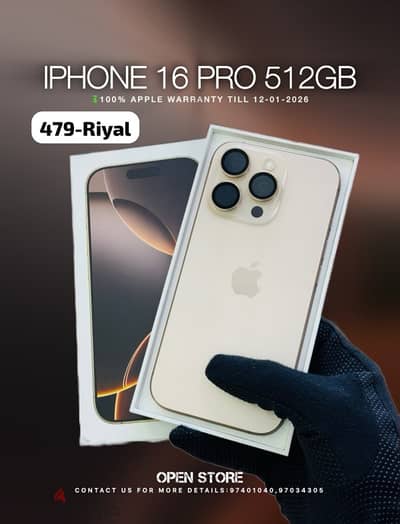 Iphone 16 Pro 512 gb Desert 1 Week Used only Like new